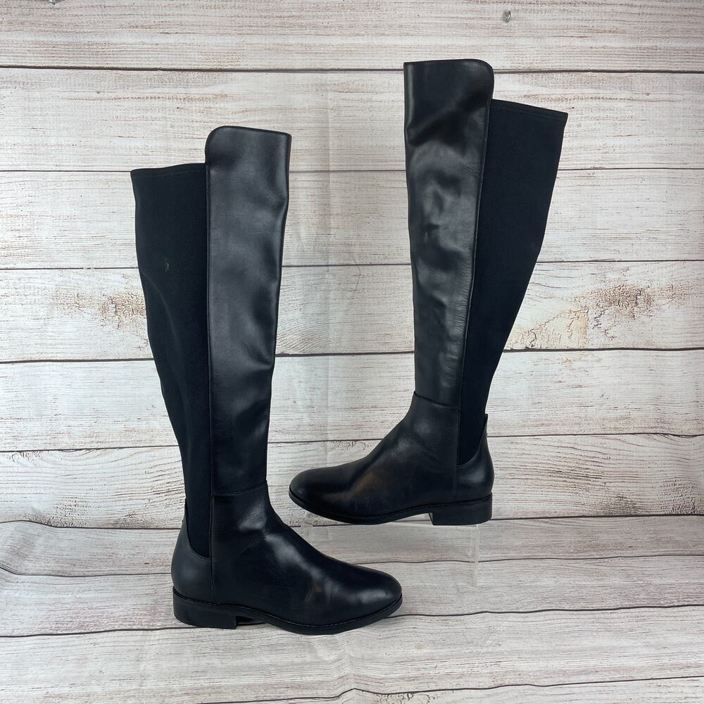 Cole Haan Grand Ambition Huntington Womens Sz 7.5B Boots Black Leather
